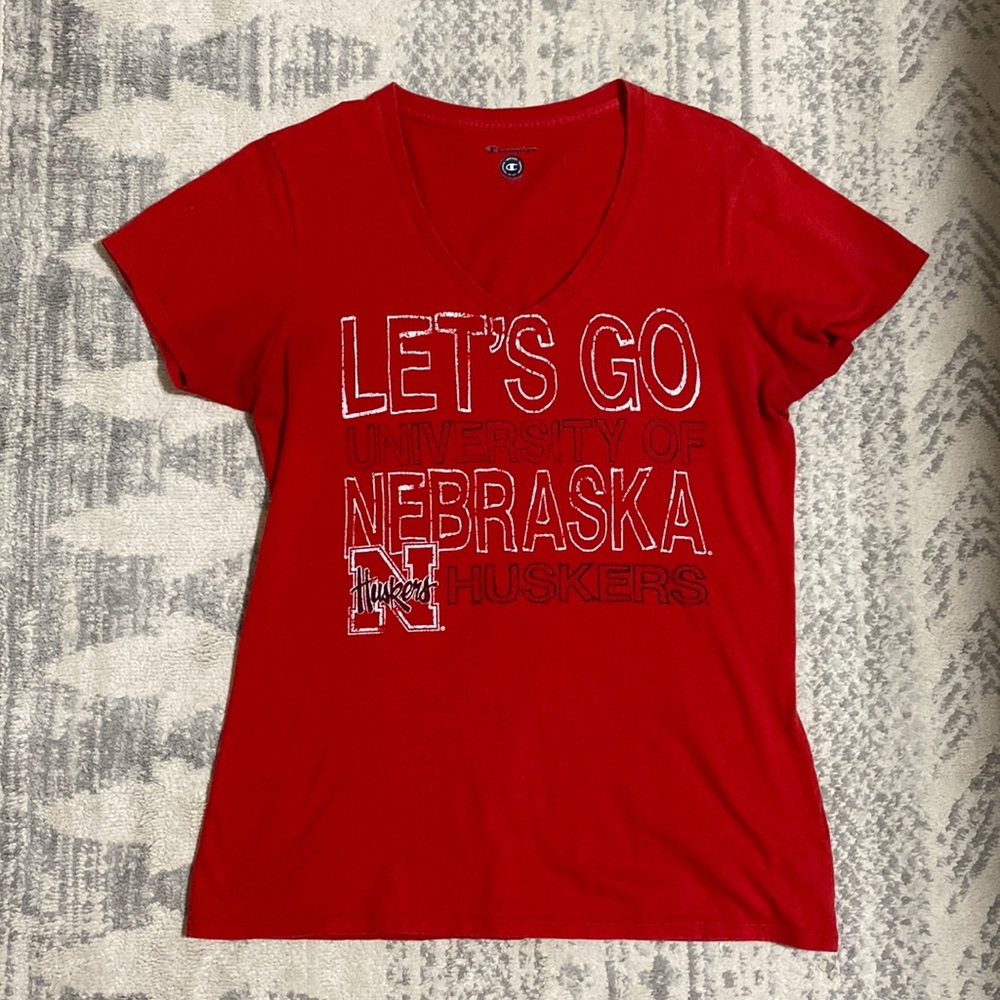 Red Nebraska Huskers shirt